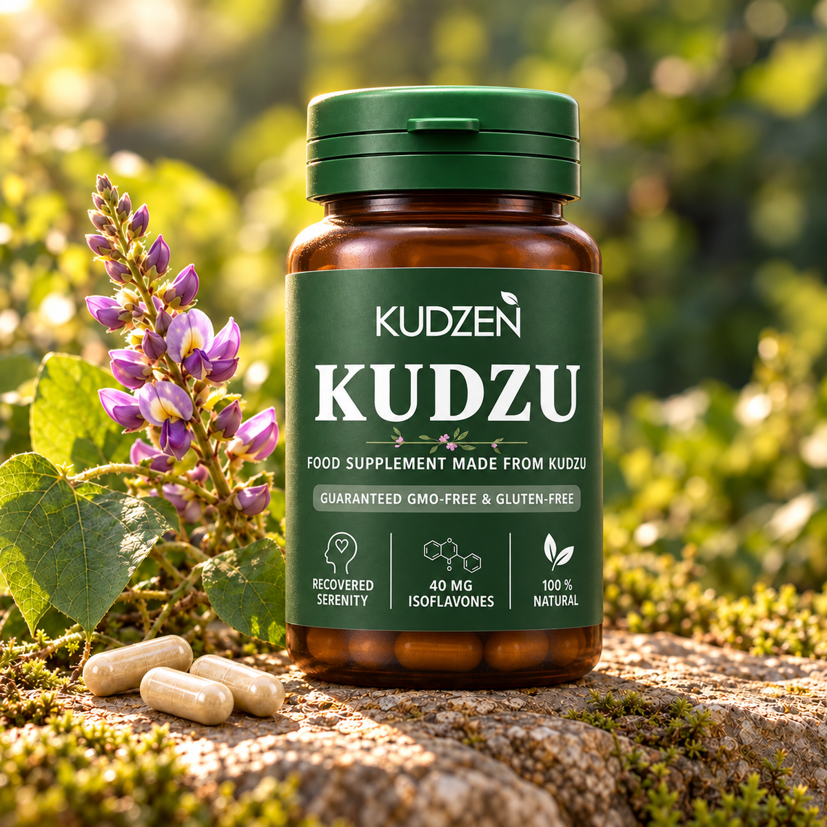 Supplement Kudzu – 40 mg of Isoflavones – 100% Natural
