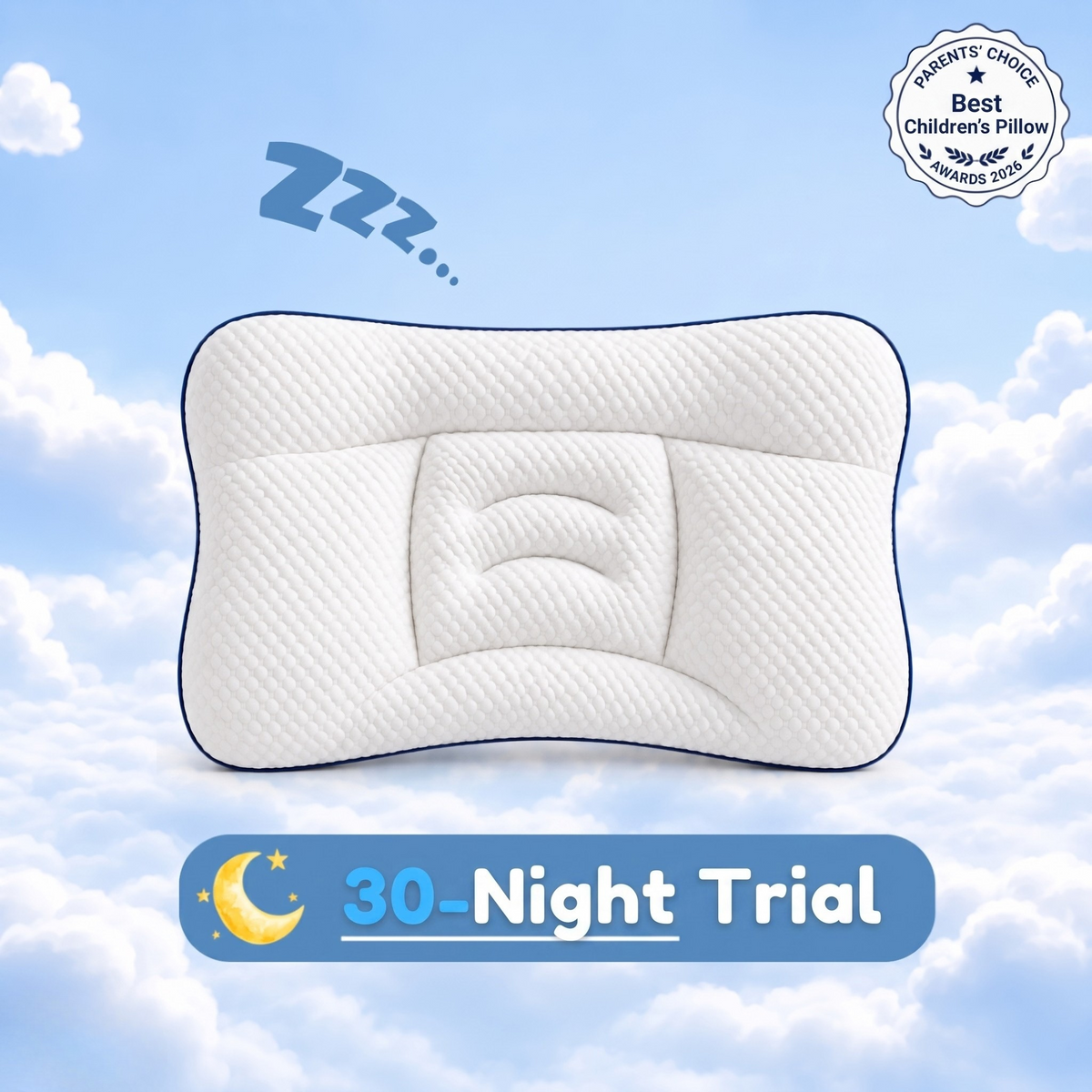 The kids' pillow built for their neck